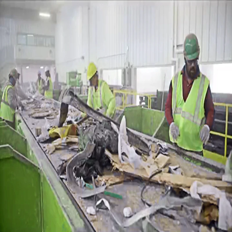 High Capacity Plastic Recycling Machine / Trash Recycling Machinery  / Waste Plastic Garbage Recycling Sorting Trommel Screen