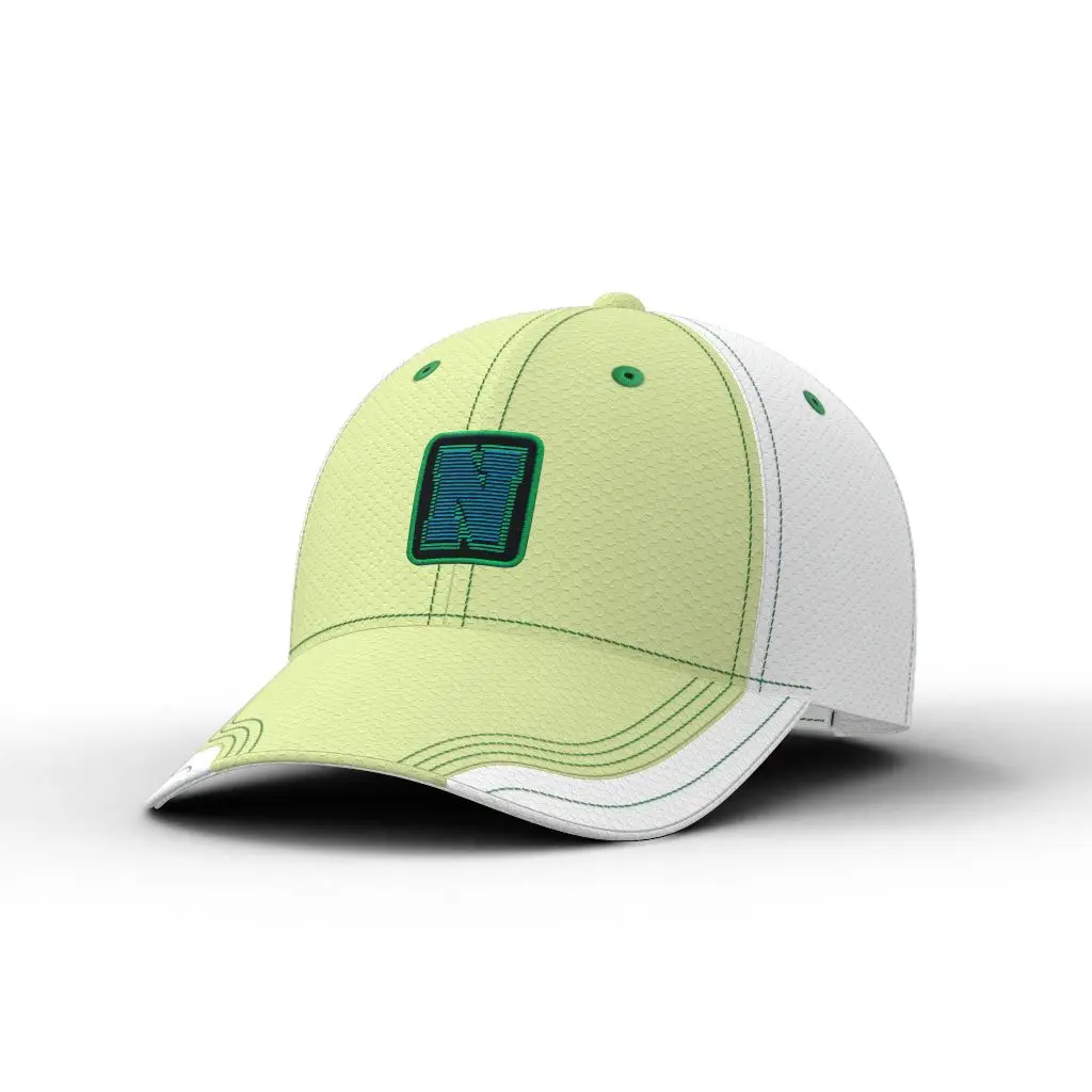 ODM Unisex White Golf Sports Baseball Cap High Quality Custom Fabric American Style with Letter Patch Logo Embroidery Hole OEM