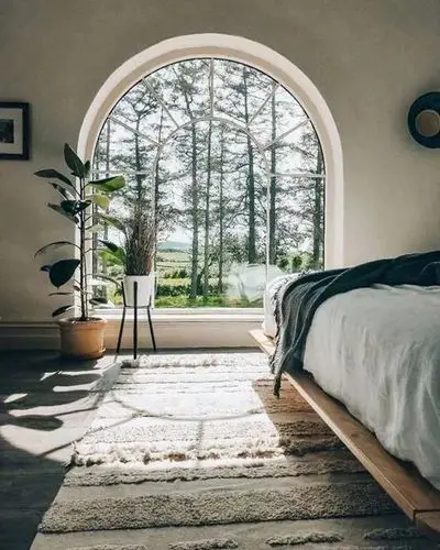 customized aluminium arched windows doors with glass wholesale price arch top aluminum door