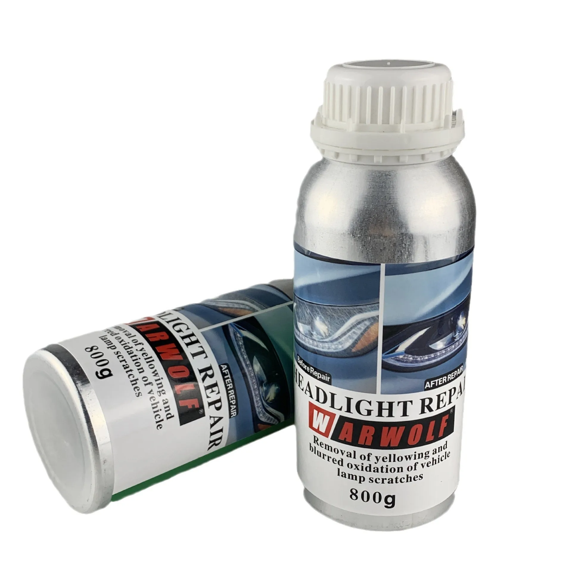 OEM 800g  car headlight scratches yellowing refurbishment polish headlight repair fluid headlight modification tool polymer kit