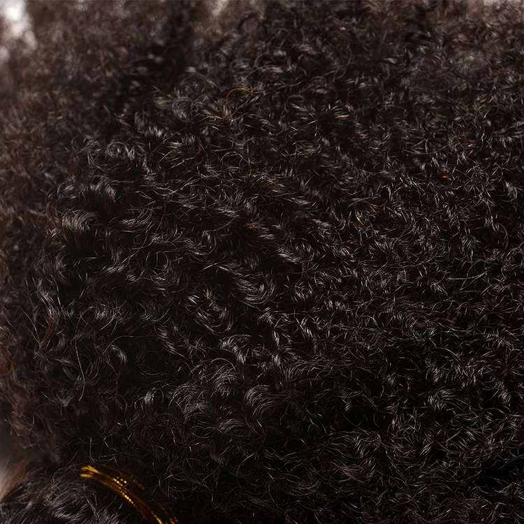 Raw Human Hair Bundles Vendor 100% Human Hair Weave Extensions 4b 4c Virgin Hair Bundles Free Sample Afro Kinky Curly Brazilian
