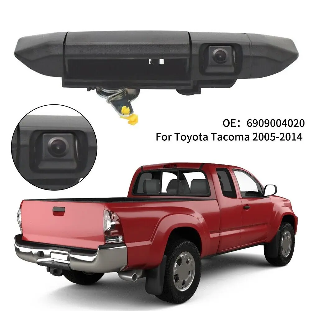 6909004020 Truck Chrome and Black Tailgate Handle with Backup Camera Set For 2009-2014 Toyota Tacoma