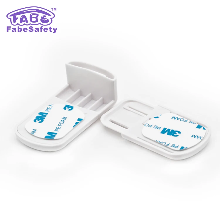 top selling products in alibaba for kids Baby Furniture Sliding Wardrobe Latches/Baby Drawer Lock Abs Drawer Locks