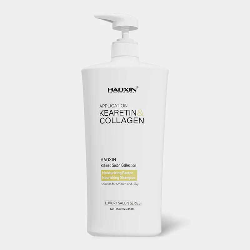 HAOXIN Manufacturer Supply Wholesale Shampoo Keratin Collagen Protein Shampoo