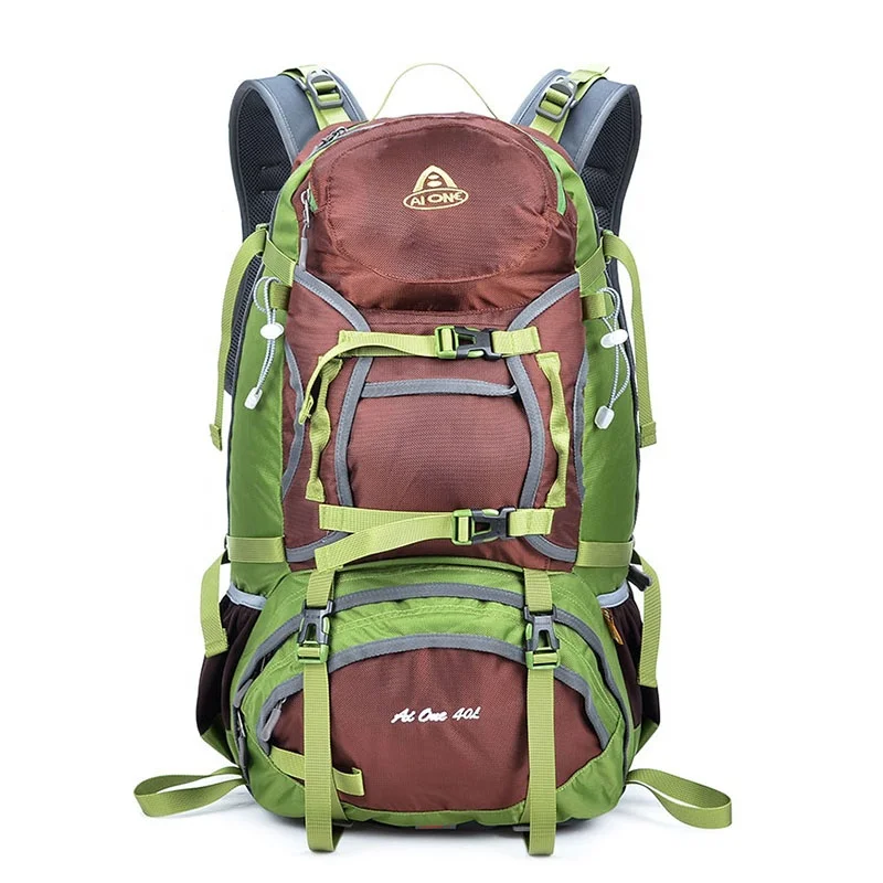 Factory Wholesale Outdoor Equipment Bag Waterproof Hiking Survival Rock Climbing Camping  Back Pack