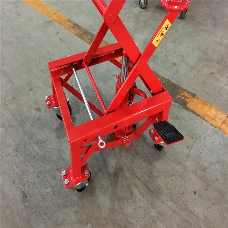 300lbs Hydraulic  Motorcycle Lift Table with lifting height from 350mm to 870mm Model Nr. MCL4303
