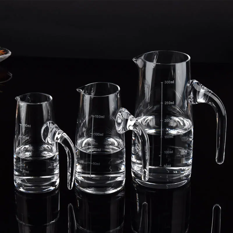 Factory Direct Sales High-Quality Custom Whiskey Glass Spirit Dispenser With Scale