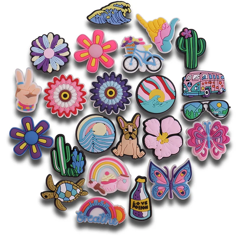 Assorted Croc Charms Soft PVC Shoe Charms wholesale croc shoe charms bulk vendor for croc girls boys party gifts