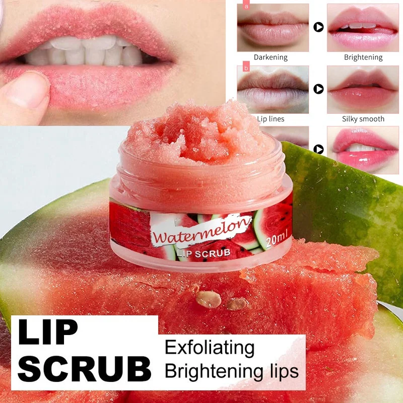 Hot Selling High Quality Lip Scrub Moisturizing Sugar Crystal Lip Mask Factory Wholesale Lip Care Cosmetics OEM/ODM