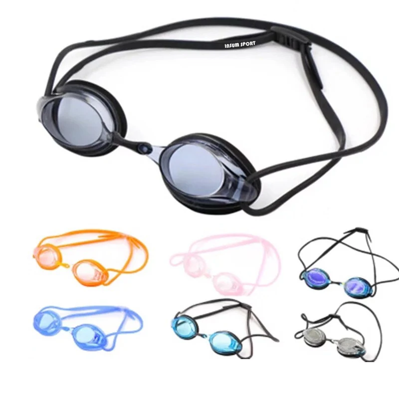 
Fashion Design Outdoor Waterproof Glasses Big Frame Wide Clear Vision Swim Goggles with Light 