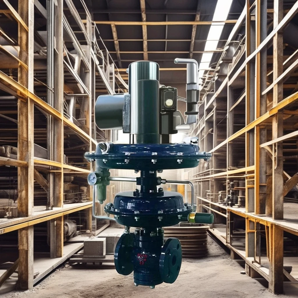 Криогенный клапан регулирования давления для газообразного азота