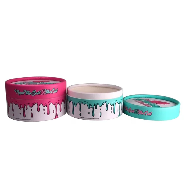 China Top paper boxes manufacturer Customized fancy cardboard  cylinder sweets packaging