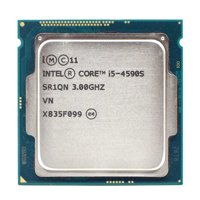 used CPU for Intel Core I5 4590S 3.0 GHz Quad-Core Processor 6M 65W LGA 1150 desktop