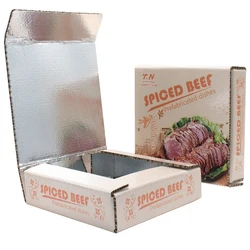 custom made refrigerator storage box for frozen seafood and shrimp insulated shipping boxes for meat