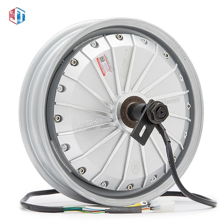 YM MOTOR 10 Inch 500W 60V High Power Dc Brushless Hub Wheel Electric Motorcycle Motor Kit