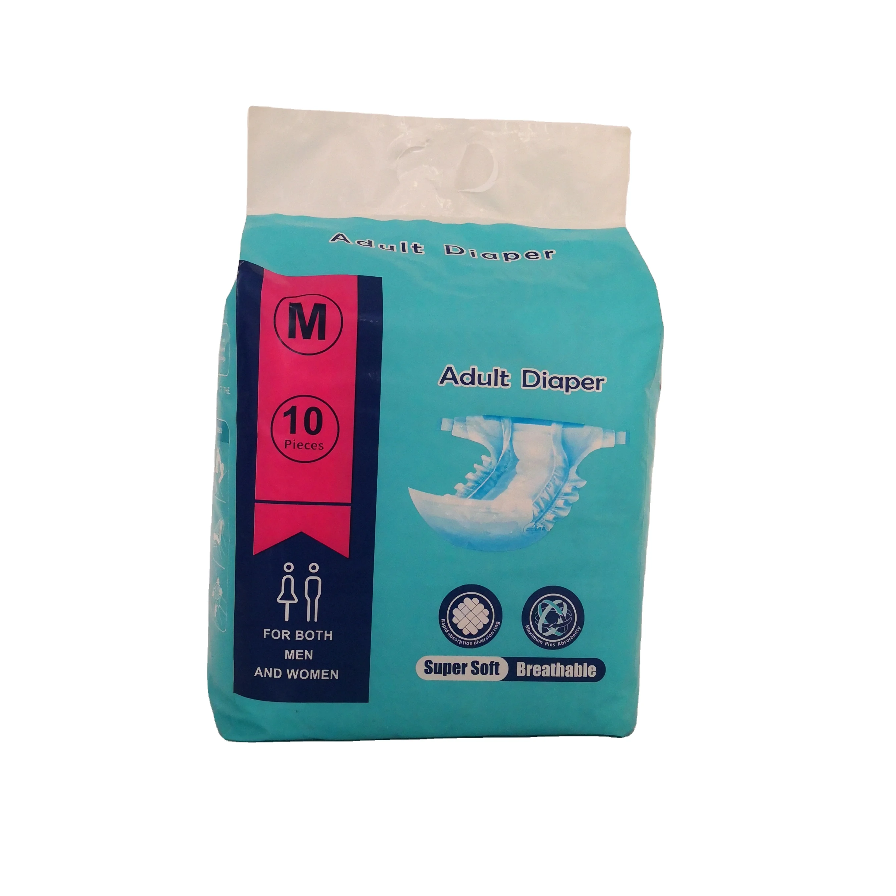 
Disposable Adult Diaper Manufacturer for Elderly Old People Cheap Wholesale Price Free Sample Hospital Senior Ultra Thick 