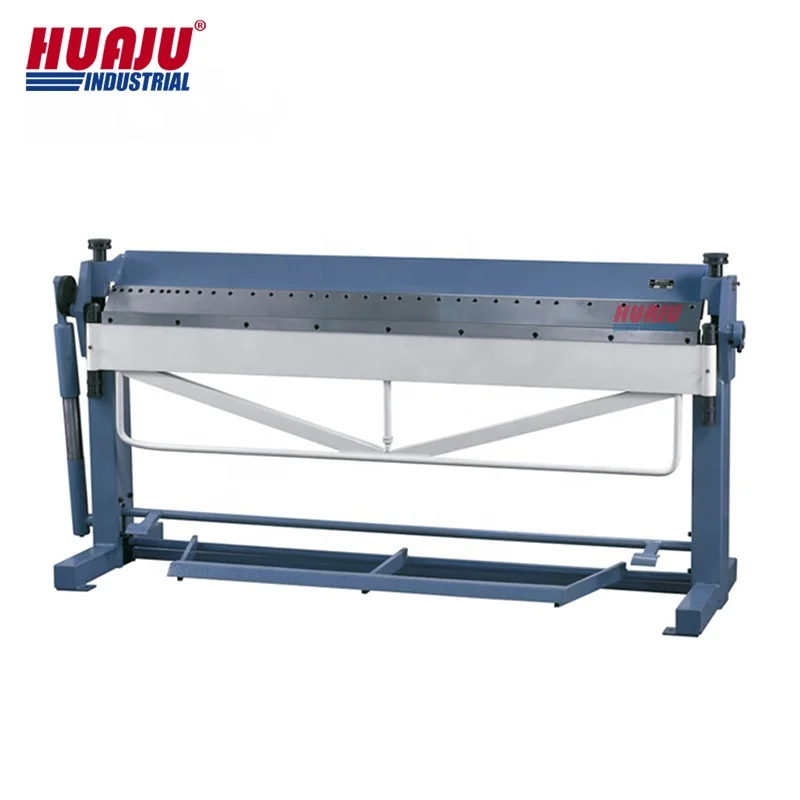 Huaju Industrial PBB2520/1.0 100 Inch Manual Box and Pan Brake Hand Sheet Metal Folding Machine with Foot Clamp