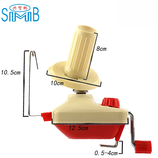 China factory direct sale Home Used Small Household Hand Shake Wool Winder hand operated manual plastic yarn ball floss winder