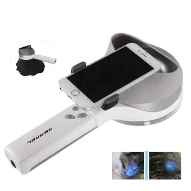 Dermatology led mini usb Woods Lamp KN-9000B Classic Testing UVA Lamp Light Skin Scanner Analyzer For Vitiligo Detection