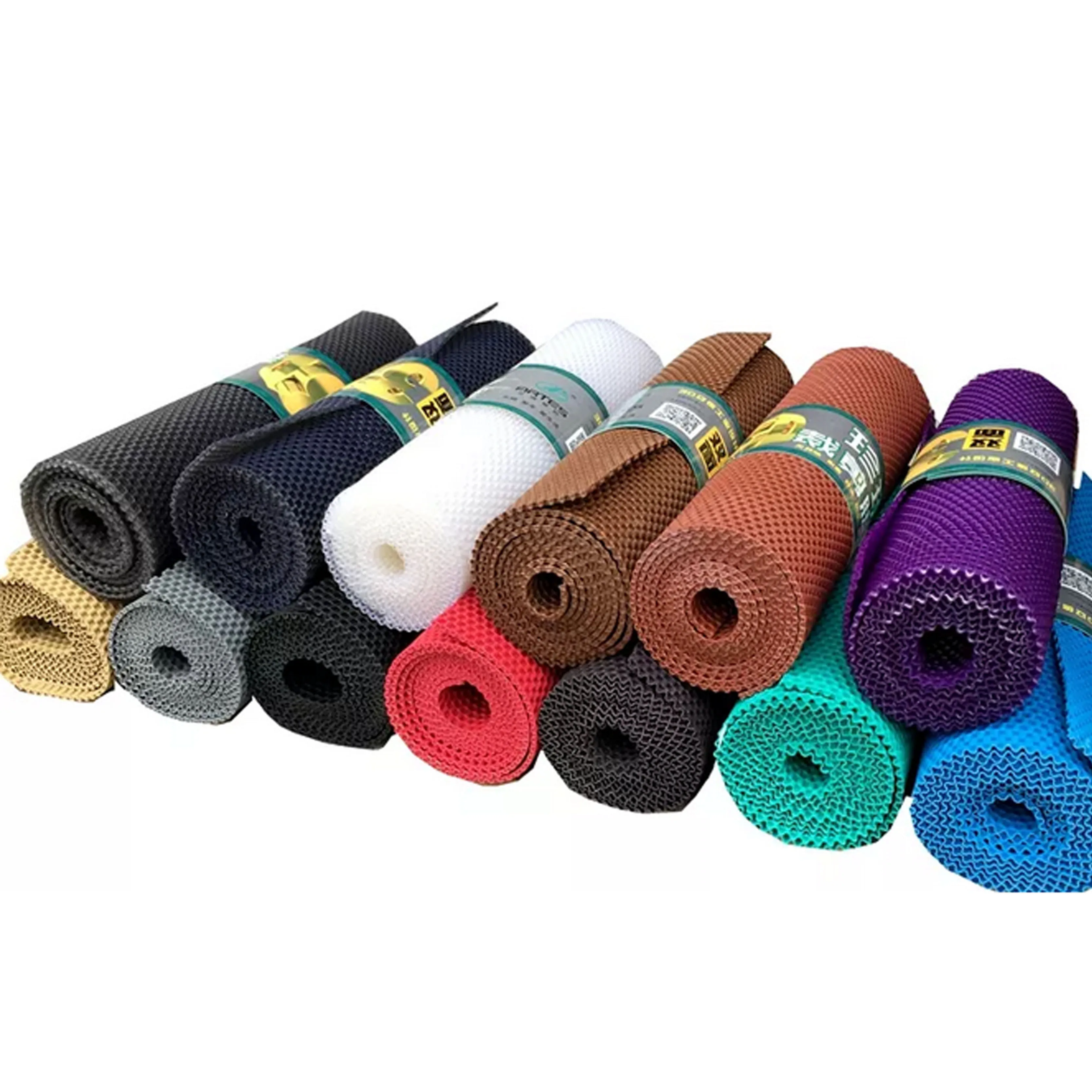 Классические коврики из чистого черного ПВХ для автомобиля полностью универсальные удобные автомобильные ног в рулоне