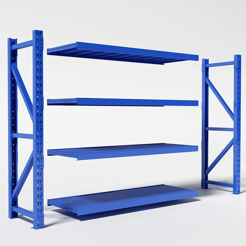 Industrial warehouse Shelf Stacking Rack Metal boltless Rivet for racking system factory warehouse Stacking Racks & Shelves