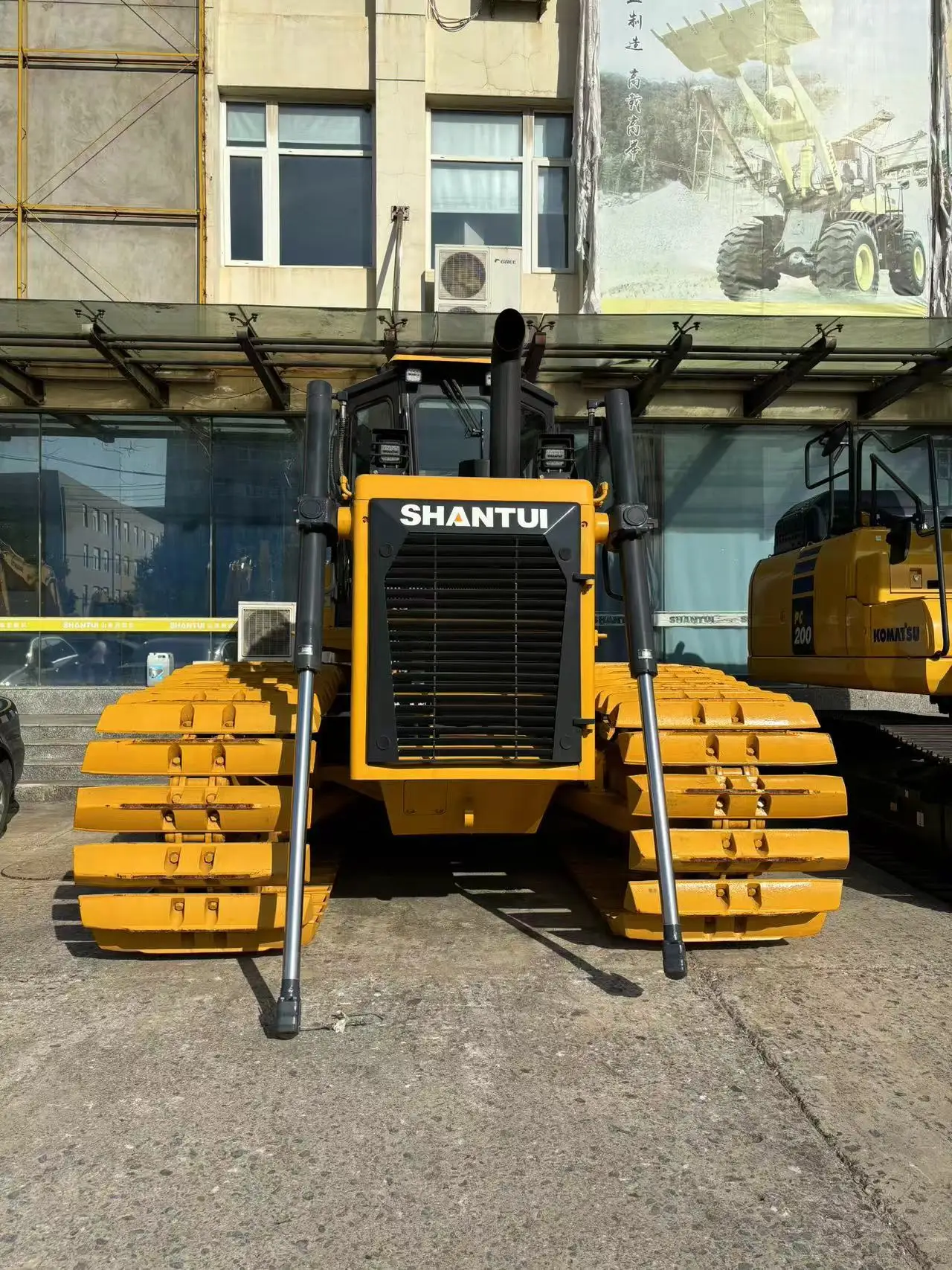 Free shipping chinese factory mini shantuiSD17TG 22 / 32 /SD16L on stock used caterpillar bulldozer ShanTui DH16 used bulldozers