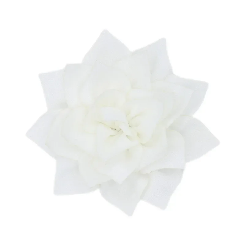 2024 High quality cheap corsage chiffon hair clip handmade satin ribbon rose flower for perfume bottle decoration