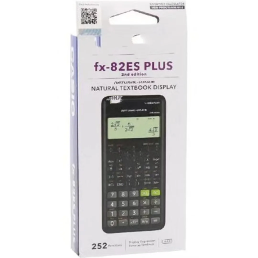 EATES FX 82ES Plus 417 Functions High Tech Multifunction Dual Power Scientific Calculator Max Green Silver White