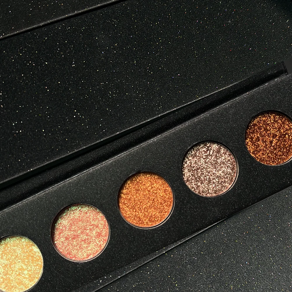 powder makeup high pigment glitter flake eyeshadow duochrome pastel diamond eyeshadow palette