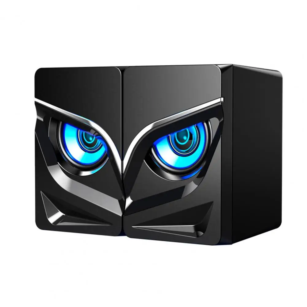 
Desktop computer audio home mini notebook heavy subwoofer USB interface cable game small speaker pair 