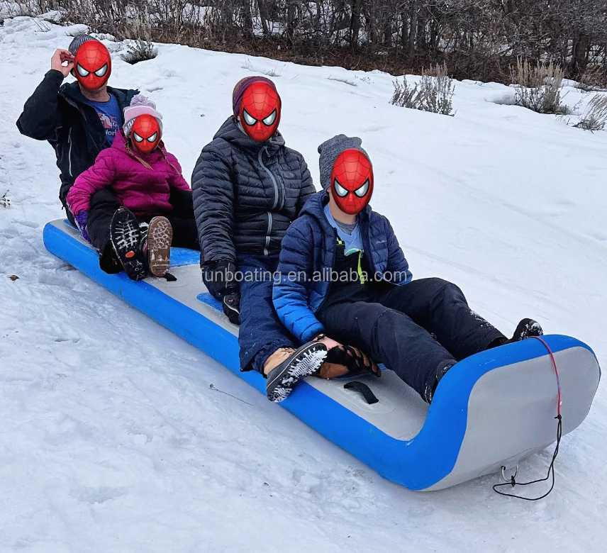 The best inflatable toboggan snow sled winter snow tube