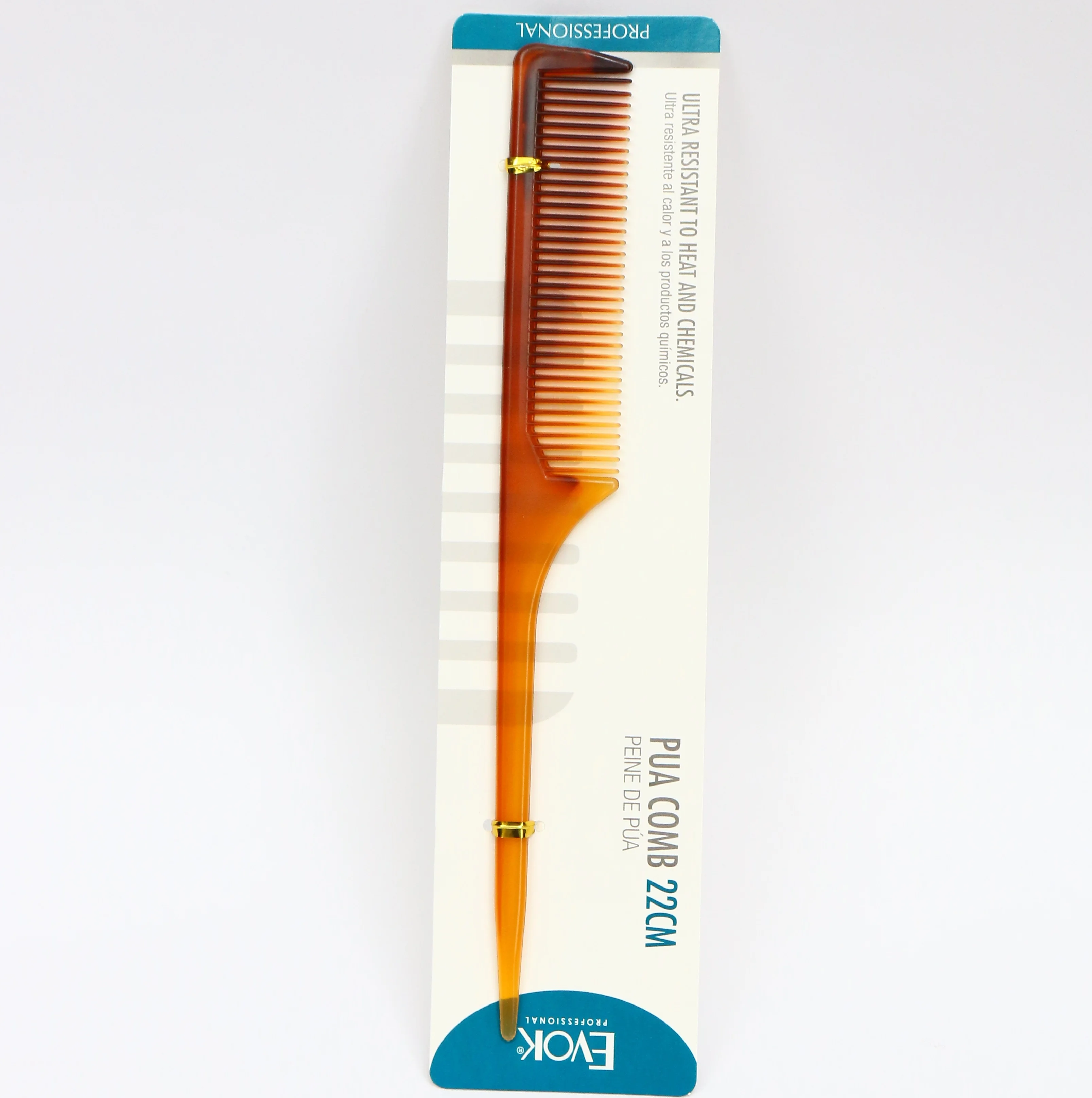 Hot double color tortoise color plastic Professional hair straightener peine comb brush ningbo china alibaba