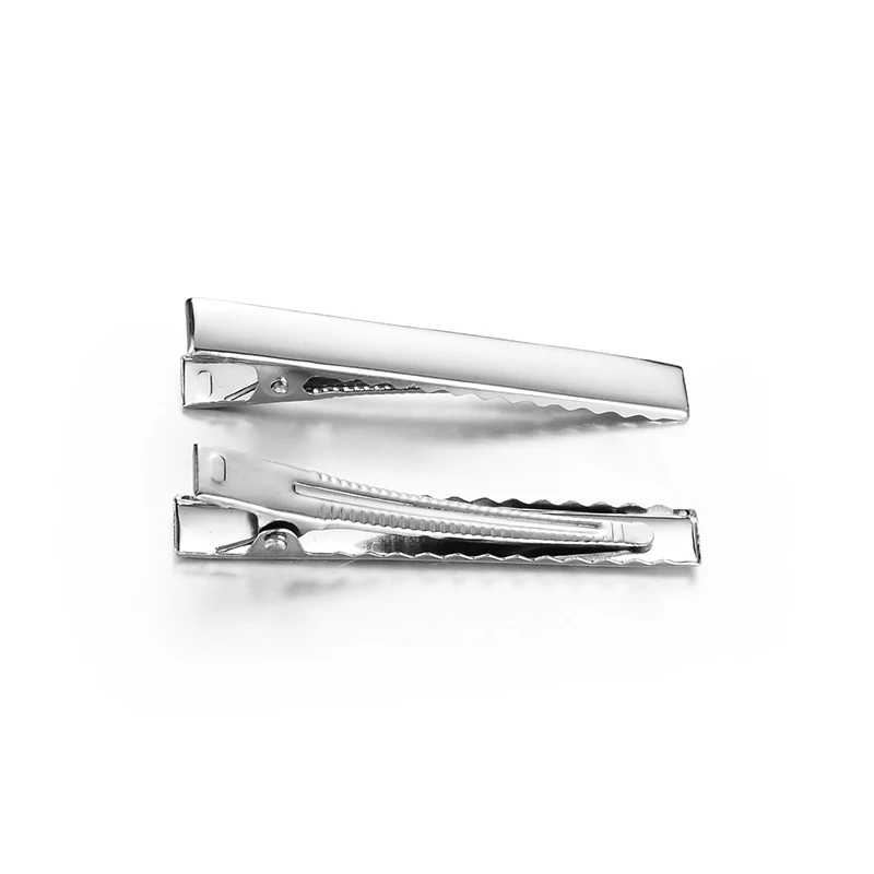 Daili Factory Directly Sale Hair Accessories 5.6 CM Square Duck Beak Metal Hair Claw Wholesale DIY Hair Clips for Girl