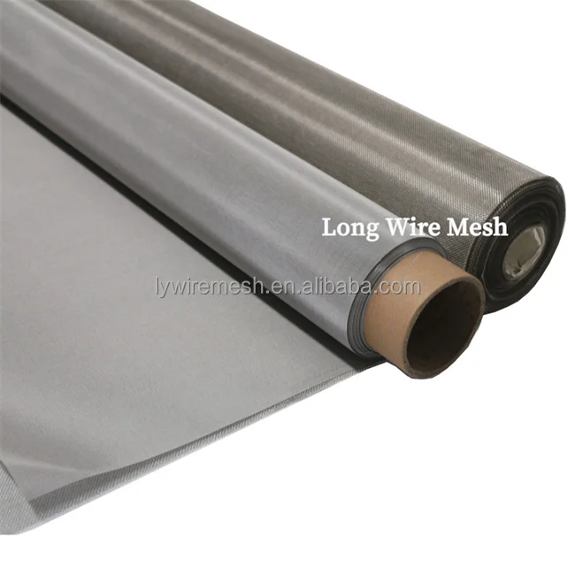 Twill weave 0.1mm x 0.154mm 180 50 40 120 60 80 100 mesh 99.99% Ag sterling pure silver wire mesh