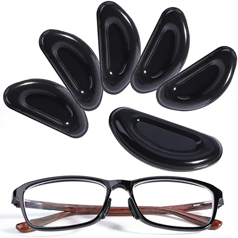 
Concave convex D shaped glasses nose pads silicone non slip nose pad frame glasses increase anti indentation nose stick 