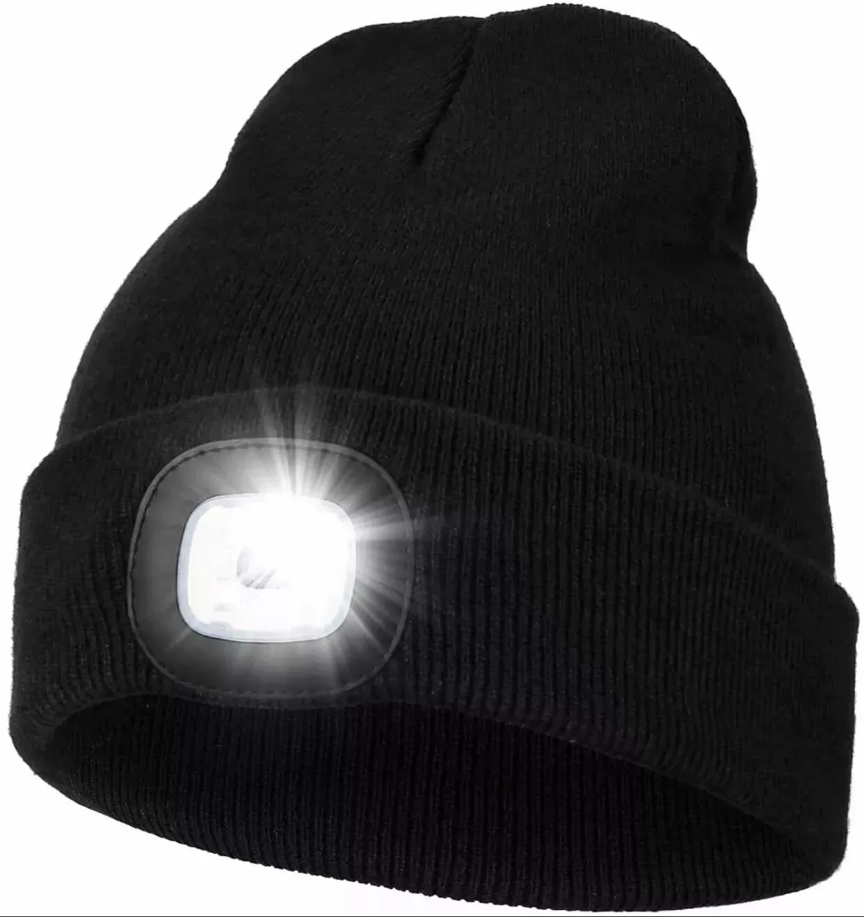 LED Lighted Beanie cap led Light Warm Knit Hat Unisex LED Hat For Flashlight Stocking Headlamp Head Light Unisex Knitted Hat wit