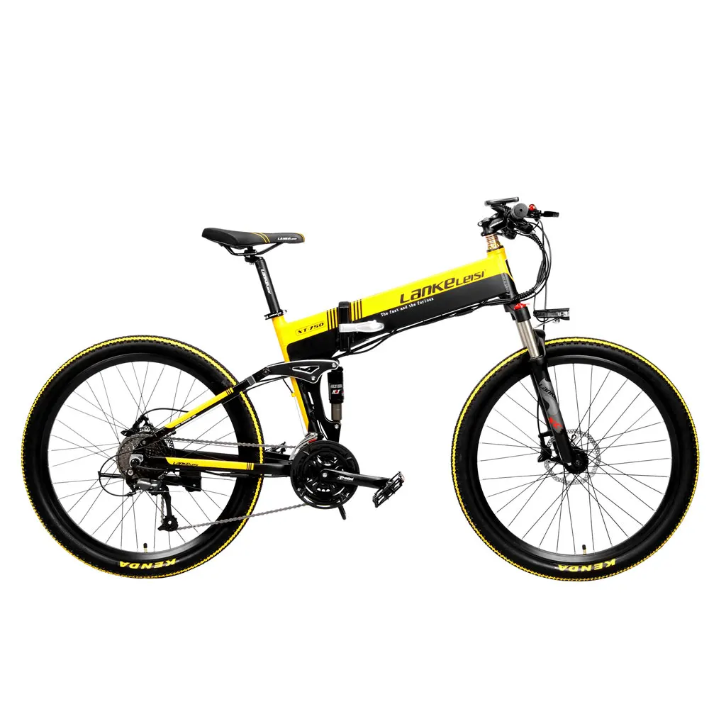 In EU Stock 48V 400W 26 Inch Tire  Electric Bike E Bike Mountain Bicycle Lankeleisi XT750