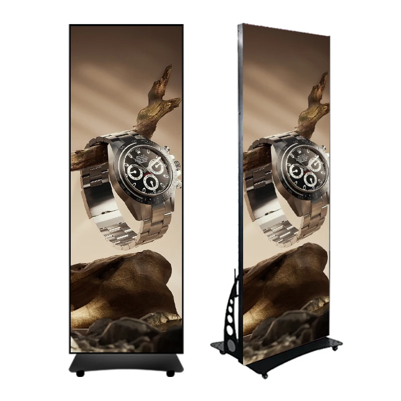 Floor Stand Android Portable Digital Signage Display Screens Advertising Led Scherm Reclame