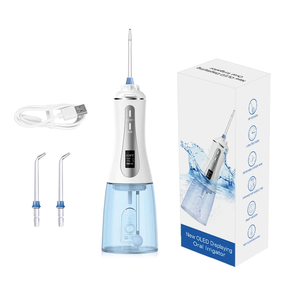 High Quality Water Flosser Cordless Portable Dental Oral Irrigator IPX7 Waterproof Dental Care