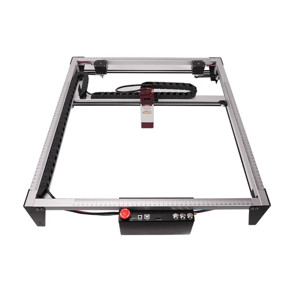 LUNYEE Multi-functional 5.5w/10w 30000mm/min 4040 Pro Laser Engraving Cutting Machine for Wood and Plastic Engraving