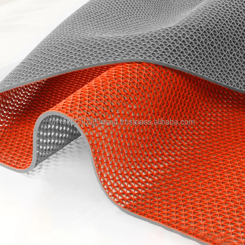 Outdoor Double Colour Anti-slip Floor Mat Waterproof Mat Swimming Pool PVC S Mat