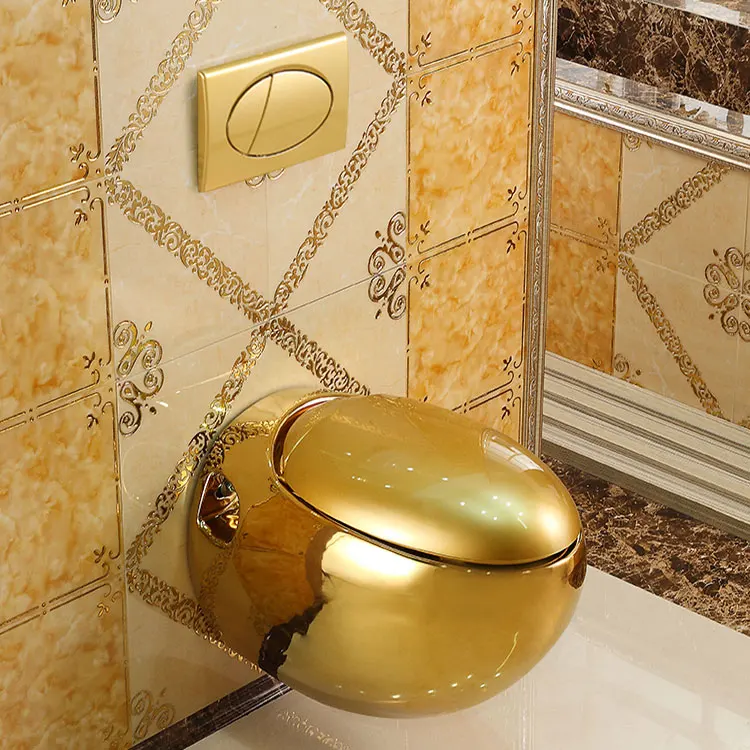 Современная Роскошная сантехника керамический Цельный унитаз