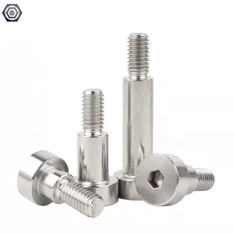 ISO7379 Stainless Steel 304 Shoulder Bolt Hexagon Socket step Screw Hex Plug Screws for bearing
