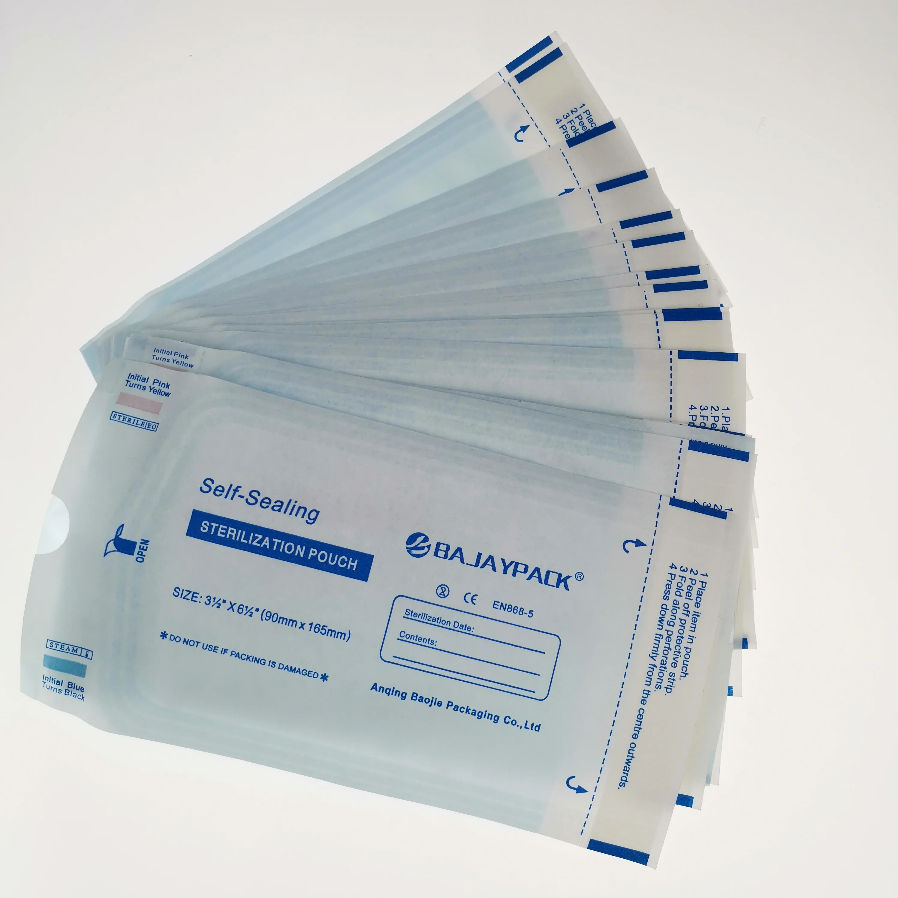 2020 Dental use self seal sterilizaion pouches