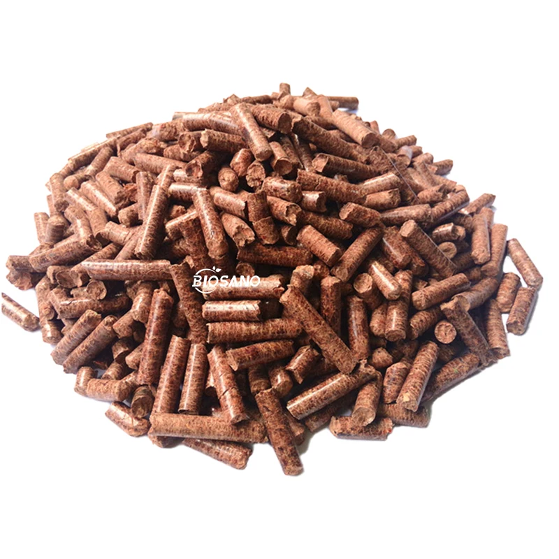 China Cheap 6 8 mm 15KG 25kg Bags ENPLUS A1 Pine Beech Fir Birch Pine Wood Pellets Stick Shape Biomass Fuel Sawdust Particle