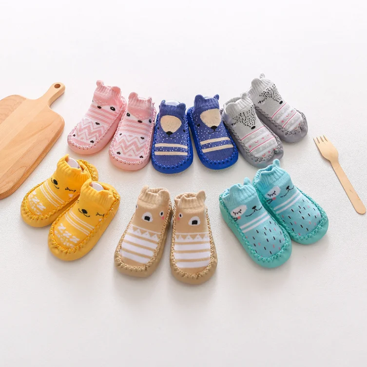 2022 new clothing Cartoon Newborn Baby Girls Boys Anti-Slip Socks