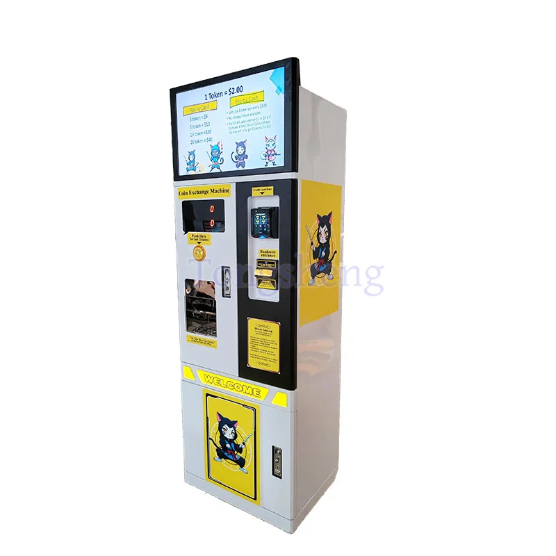 High Quality Coin Vending Machine Coin Token ATM machine with bill acceptor House coin changer machine