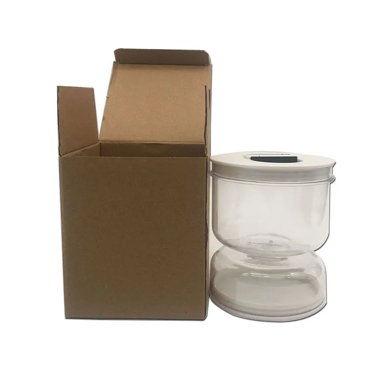 Pickle and Olive Hourglass flip jar Dry and Wet Juice Separation Kimchi Separator Jar Container with Strainer Airtigh 2