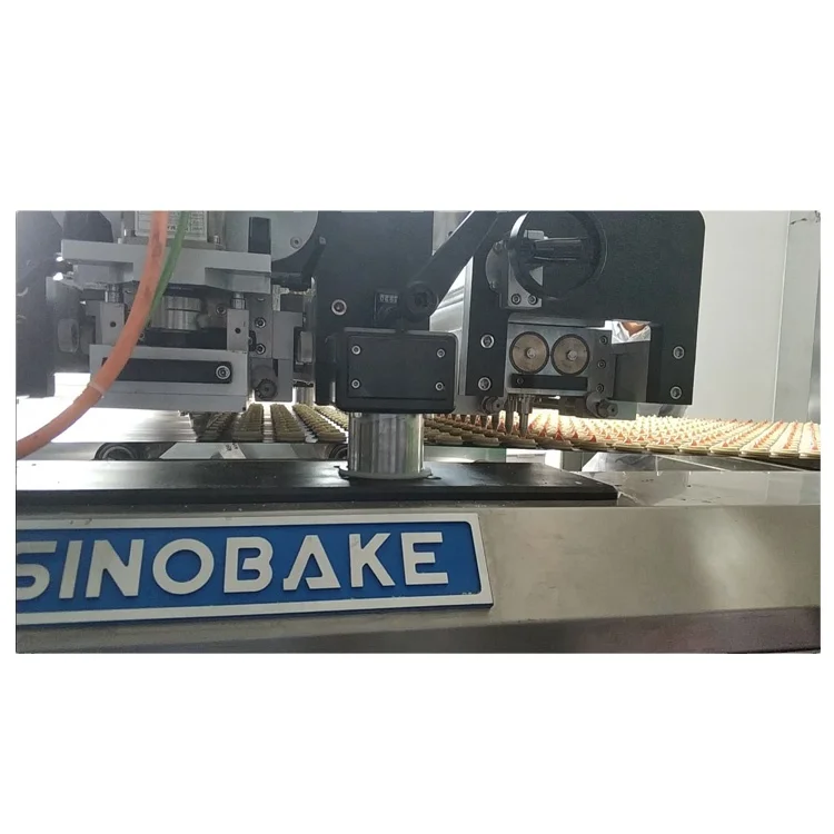 SINOBAKE Brand Fruit Strawberry Blueberry Cranberry Chocolate Filled Tart Jam Cookie Making Machine
