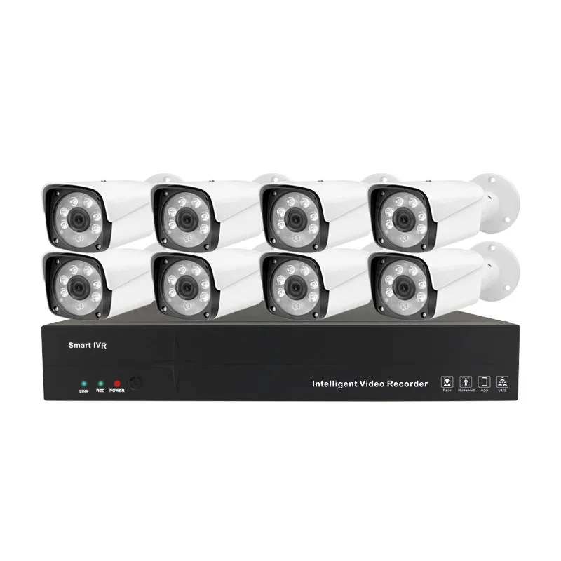 8CH H.265 ip camera 3mp POE CCTV Nvr Camera System outdoor poe nvr kit
